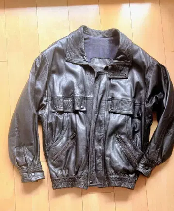 빈티지 블랙 가죽 자켓 소가죽 juan-jo 80년대 (스페인산)