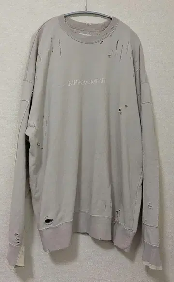 23AW OVERSIZED REBUILD SWEAT LS