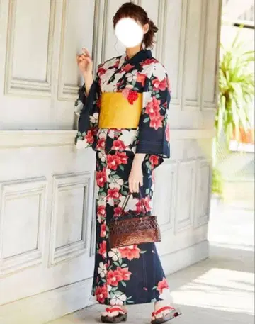 GRL 유카타 꽃무늬 여성용