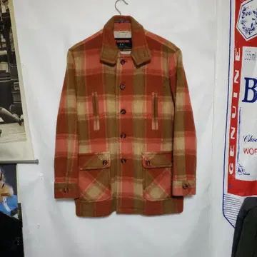 McGREGOR 빈티지 트위드 체크 자켓