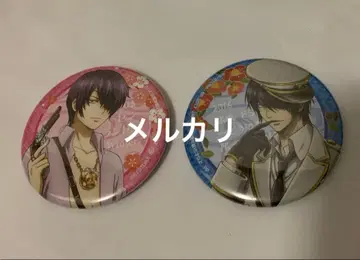 은혼 도S 캔뱃지 타카스기 신스케 2점