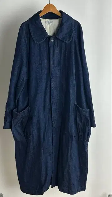 ordinary fits 오디너리피츠 데님 롱 코트