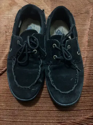 VANS 블랙 로퍼 스니커즈