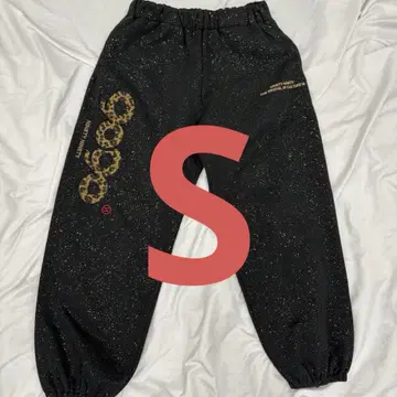 9090 girl OG Logo Glitter Sweat Pants
