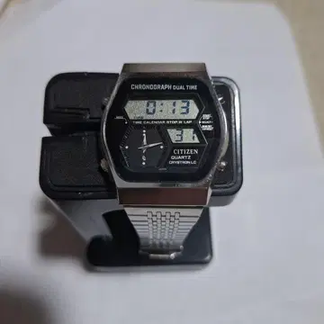CITIZEN 크로노그래프 듀얼 타임 손목시계