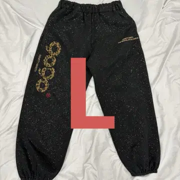 9090 girl OG 로고 글리터 스웻 팬츠