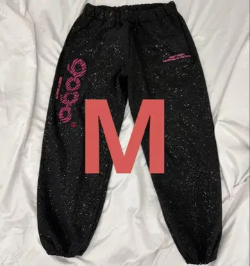 9090 girl OG 로고 글리터 스웻 팬츠