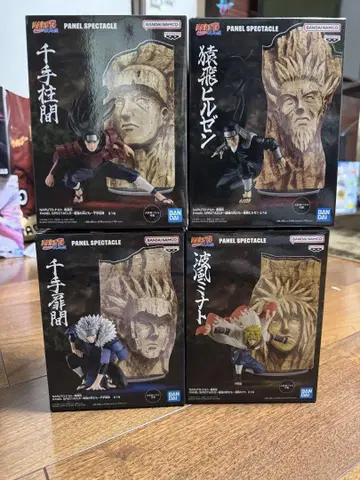 NARUTO 나루토 PANEL SPECTACLE 피규어 4체 세트