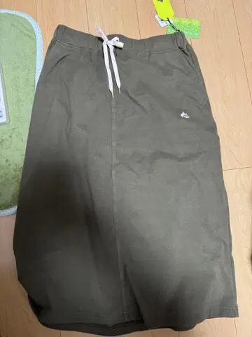 LOGOS Park 카키 롱 스커트 LL