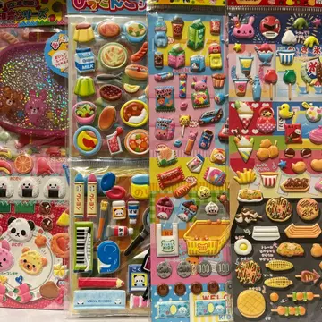 [ 헤이세이 레트로 ] KIDS SEAL 모음 세트 5점 새상품