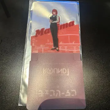 극장판 체인소 맨 레제 마키마 라운드원 콜라보 스탠딩 코스터