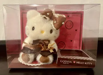 산리오 헬로키티 GODIVA & 인형 2025 새상품 마스코트 홀더