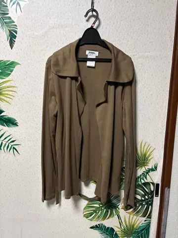 SONIA RYKIEL 베이지 오픈 프론트 자켓