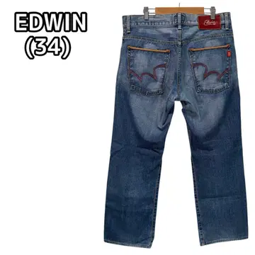 EDWIN 에드윈 데님 청바지 스트레이트 34 빅 사이즈