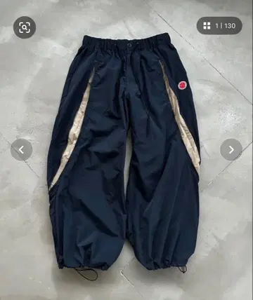 나일론 프론트 지퍼 팬츠