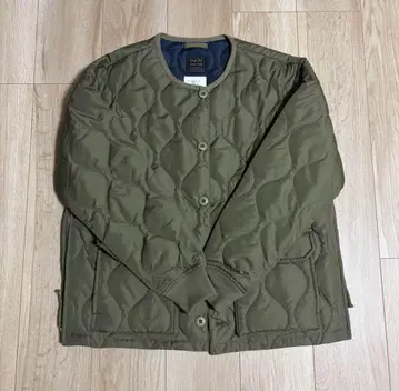 TAION 퀼팅 자켓 S 올리브