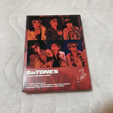 SixTONES LIVE DVD 관성 법칙 최초 한정