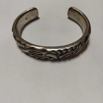 실버 커프 팔찌 폭 1.3cm