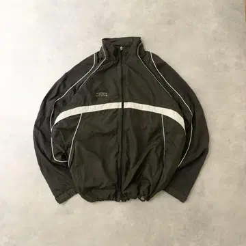90s 구제 의류 UMBRO 나일론 자켓 로고 드로 코드 블랙 DB423