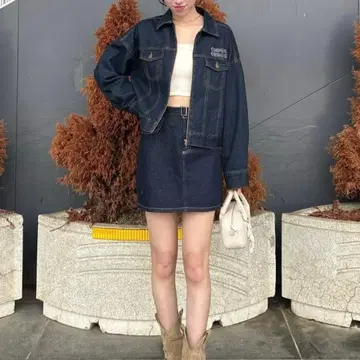[ CHICO ] 데님 자켓 프리 사이즈