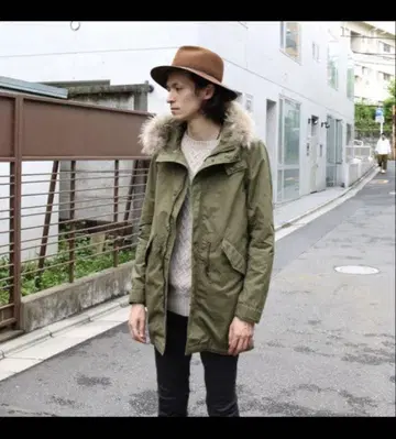 라운지 리자드 고밀도 WEATHER 실켓 모즈 코트