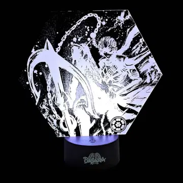 전국 BASARA 묵화 LED 라이트 스탠드 초소카베 모토치카
