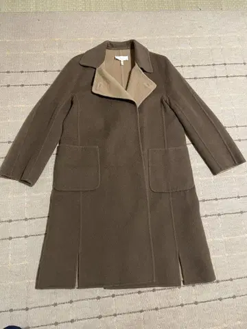 ESCADA 브라운 롱 코트 34