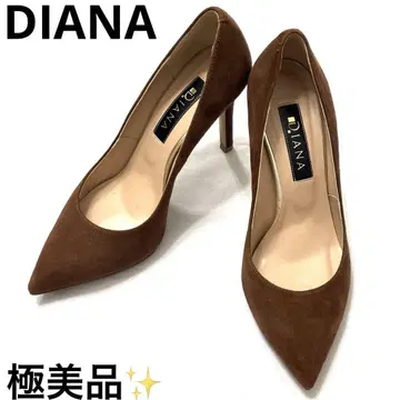 컨디션 최상 다이애나 DIANA 스웨이드 펌프스 하이힐 스틸레토