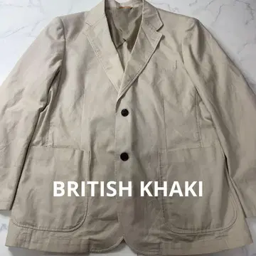 BRITISH KHAKI 베이지 테일러드 자켓 L 사이즈