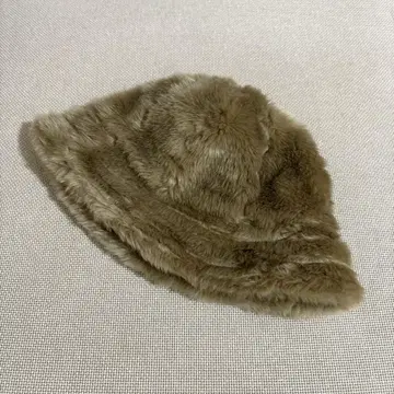 인조 모피 버킷 햇 키지마 타카유키
