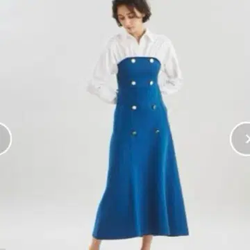 셔츠 레이어드 니트 원피스
