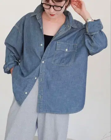 스픽앤스팬 Levis 별주 데님 셔츠