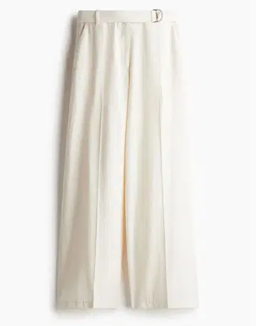H&M 벨티드 와이드 팬츠