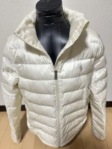 폴로 랄프 로렌 화이트 다운 자켓