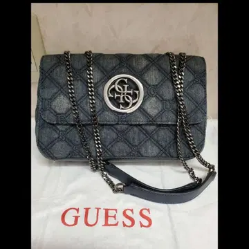 GUESS 데님 숄더백