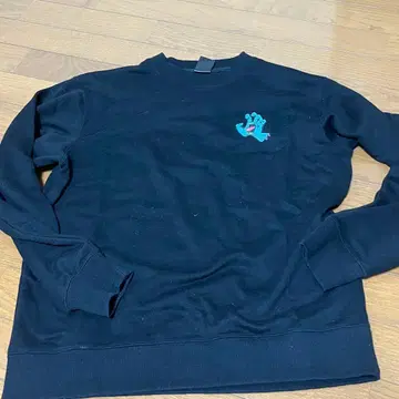 SANTA CRUZ 블랙 맨투맨 M
