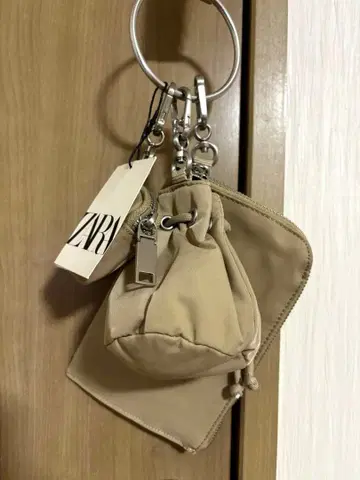 [ 미사용 새상품 ] ZARA 숄더백 3 멀티 파우치 베이지 레어