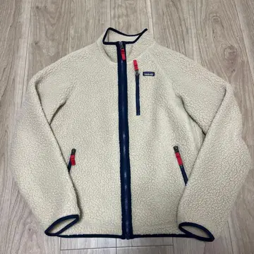 patagonia 플리스 자켓 XXL 크림색