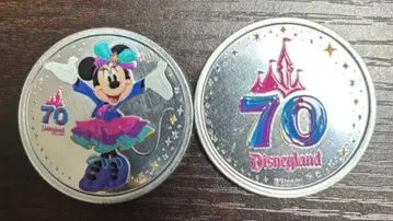 디즈니랜드 70주년 미니 마우스 코인