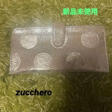 zucchero filato 도트 무늬 장지갑 골드