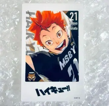 하이큐 초코 크런치 통 포토 카드 히나타 쇼요