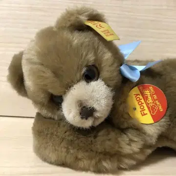 슈타이프 누워있는 Floppy Bear 테디베어 봉제 인형 곰