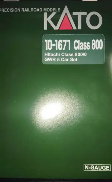 KATO 10-1671 영국 철도 Class 800/0 GWR 5량 세트
