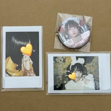 [레어] 시마무라 우타 큐루시테 큐루링테 미테 캔뱃지 폴라로이드 생일제