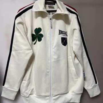 BOYCOTT LONSDALE 화이트 집업 자켓