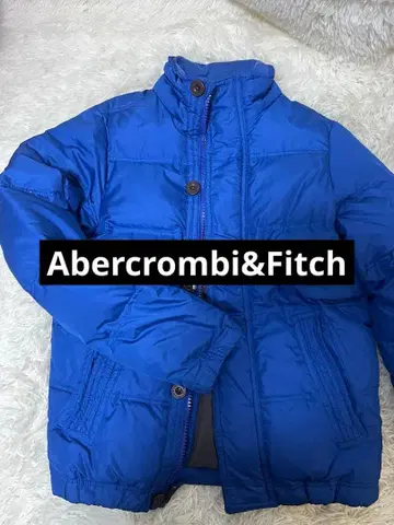 Abercrombi&Fitch 블루 다운 자켓 사이즈 M