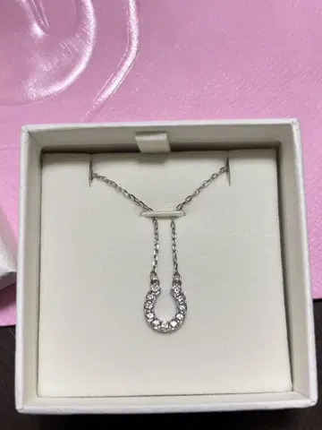 SWAROVSKI 실버 925 호스슈 목걸이