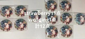 아쿠네코 악마 집사와 검은 고양이 하울레스 캔뱃지 Strawberry