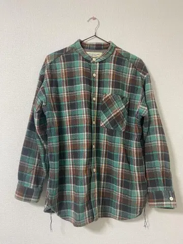 BEAMS BOY / 보이 워크 체크 롱 슬리브 셔츠