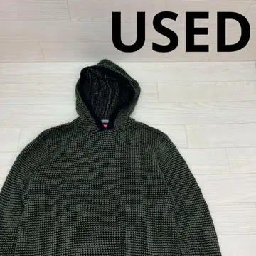 USED 구제 의류 유즈드 UNION BAY 아크릴 후디드 니트